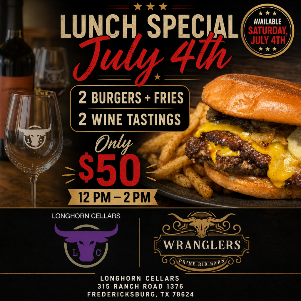 2 burgers + 2 tastings for the 4th
